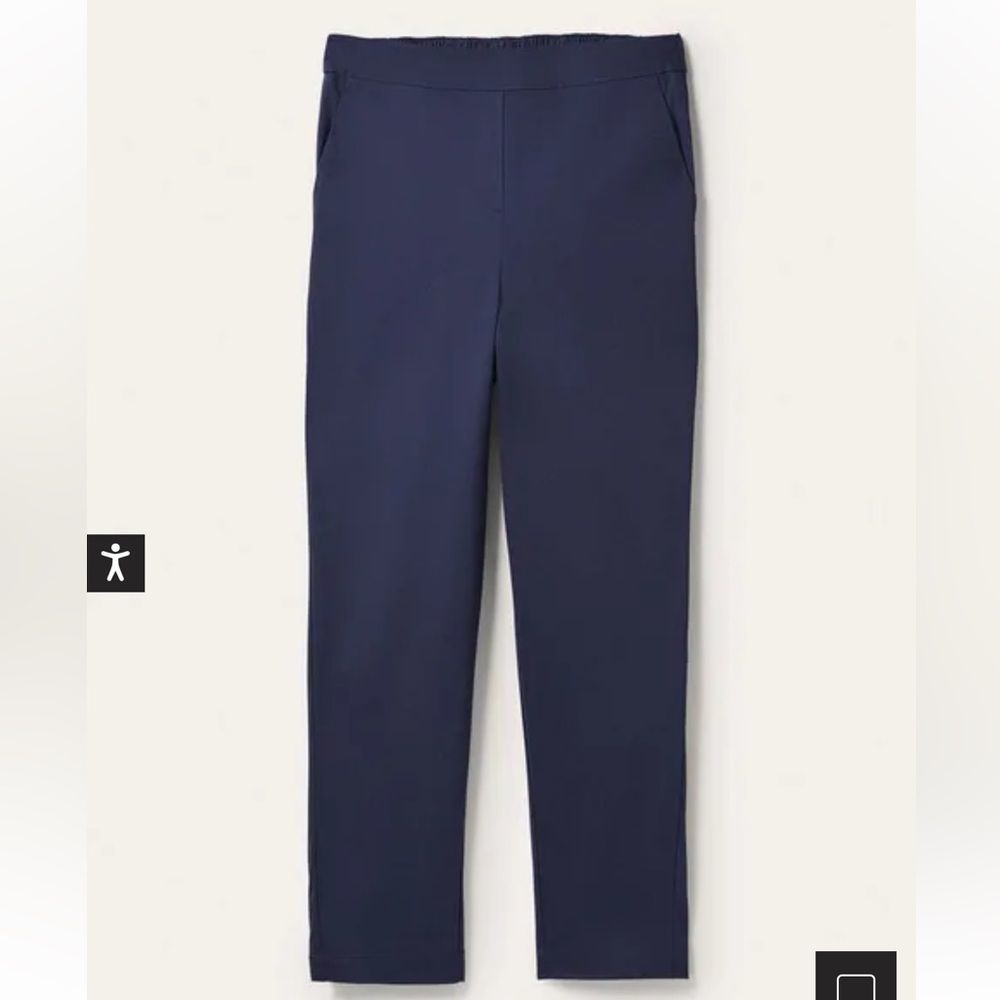 Boden Danby Pull On Navy Blue Pants